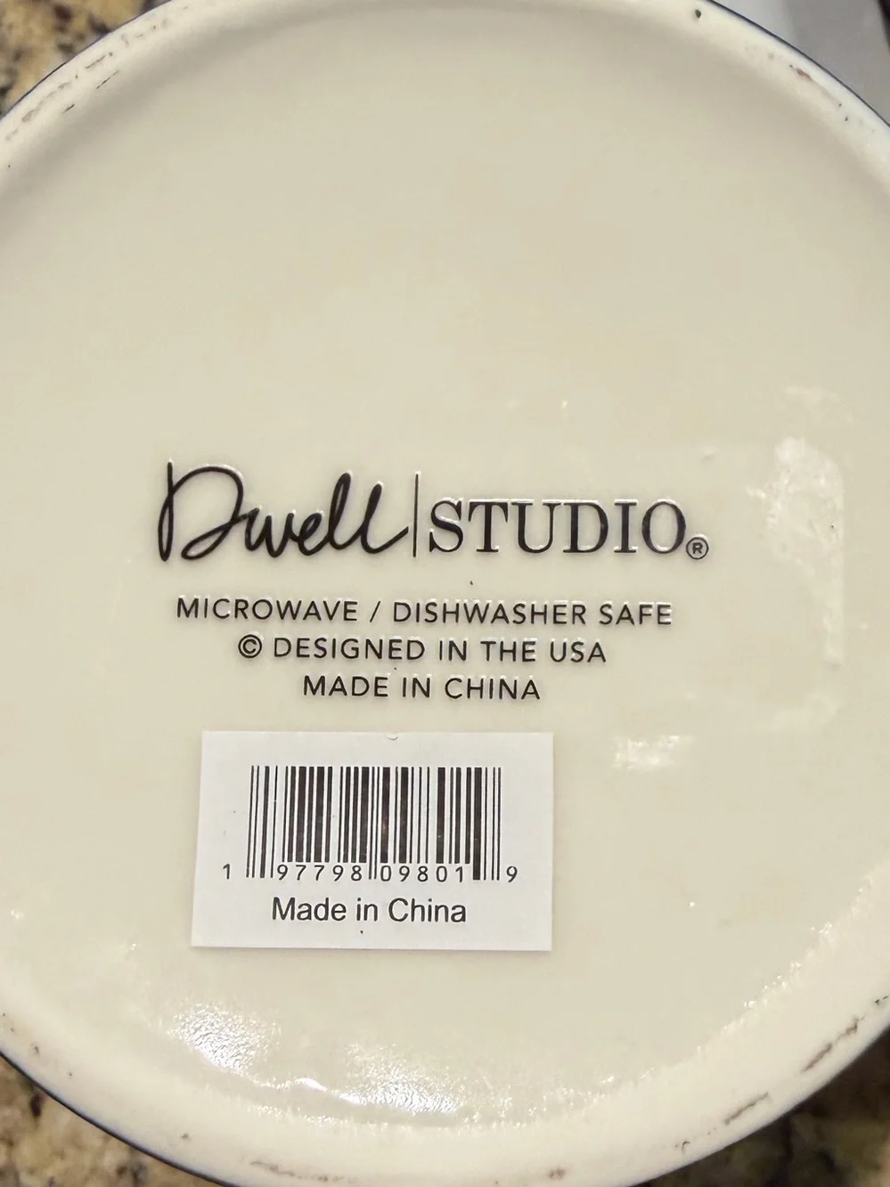 DWELL STUDIO NWT ceramic golden doodle coffee mug